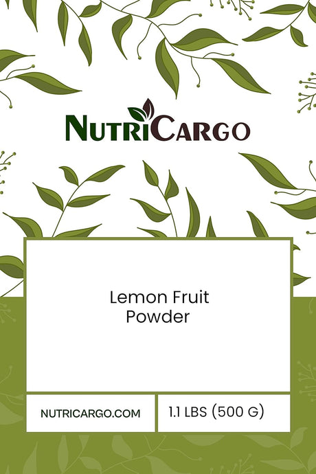 Nutricargo Lemon Fruit Powder 1.1 LBS (500 G)