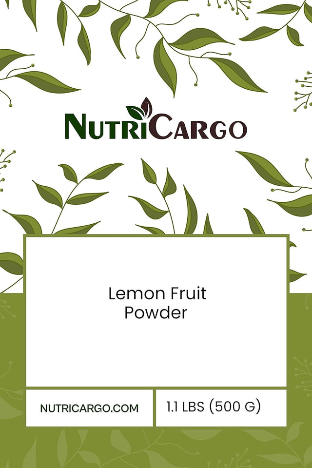 Nutricargo Lemon Fruit Powder 1.1 LBS (500 G)