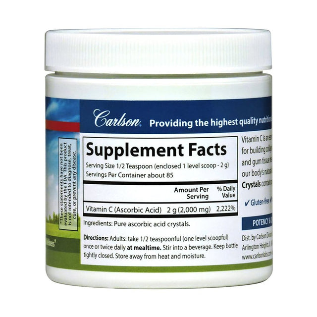 Carlson Labs - Vitamin C Crystals - 6 Oz.