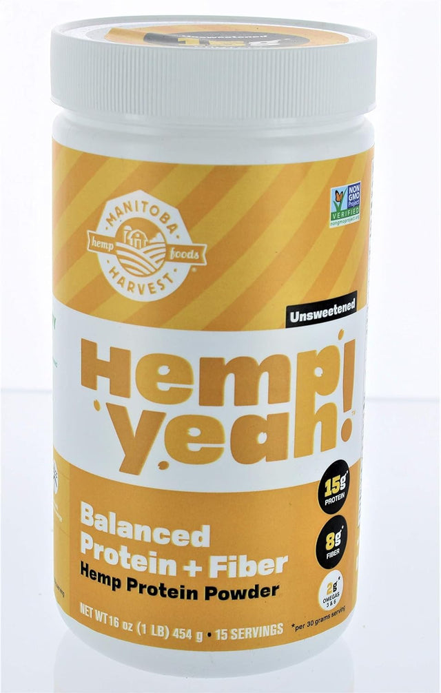 Hemp Yeah! Balanced Protein + Fiber Manitoba Harvest 16 Oz Powder