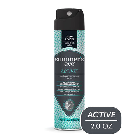 Summer’S Eve Active Daily Perfomance Feminine Spray, 2 Oz