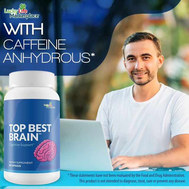 Top Best Brain - Cognitive Support Supplement for Memory, Focus, & Mental Clarity - Promote Improved Concentration, Cognition, & Motivation - Brain Pills for Cognitive Health - Nootropic Formula