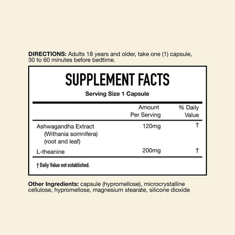 NEURIVA Natural Sleep Aid Supplement with L-Theanine to Help You Relax from Everyday Stress & Ashwagandha to Support Restorative Sleep so You Can Wake up Feeling Refreshed, 30Ct Capsules