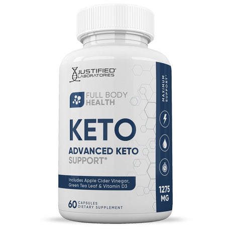 (10 Pack) Full Body Health Keto ACV Pills 1275Mg Alternative to Gummies Dietary Supplement 600 Capsules