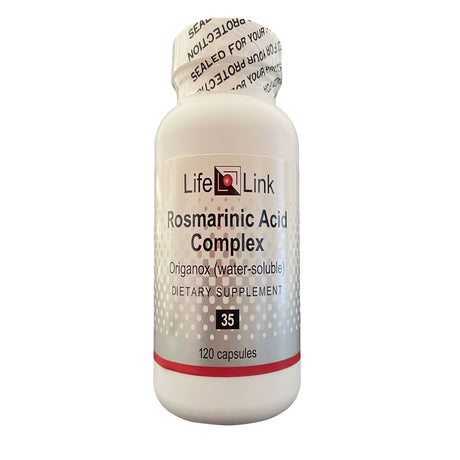 Lifelink'S Rosmarinic Acid Complex | 120 Capsules | Antioxidant, anti Aging | Gluten Free & Non-Gmo | Made in the USA