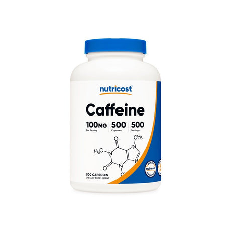 Nutricost Caffeine Capsules -- 100 Mg - 500 Capsules
