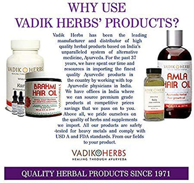 Certified Organic Vadik Herbs Acnenil Herbal Dietary Supplement | Blood Purifying, Promotes Circulation, Healthy Skin, and Proper Function of the Liver, Rich in Antioxidant Properties | 1000Mg/Dose