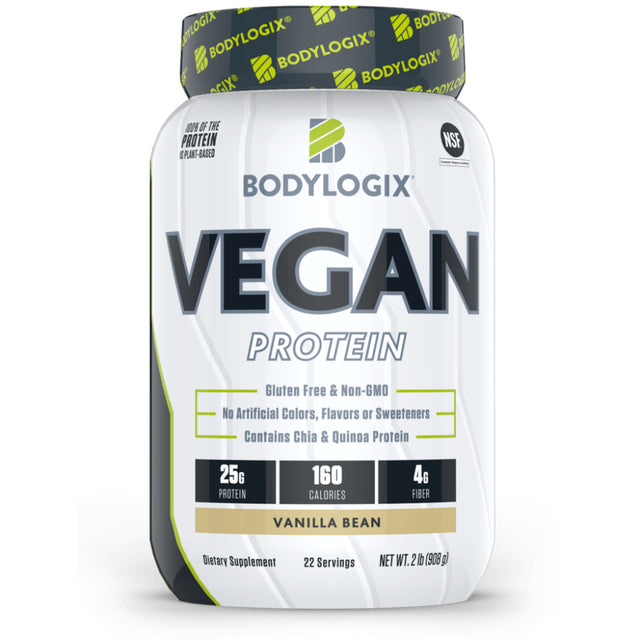 Bodylogix - Natural Vegan Protein - Vanilla -2Lb