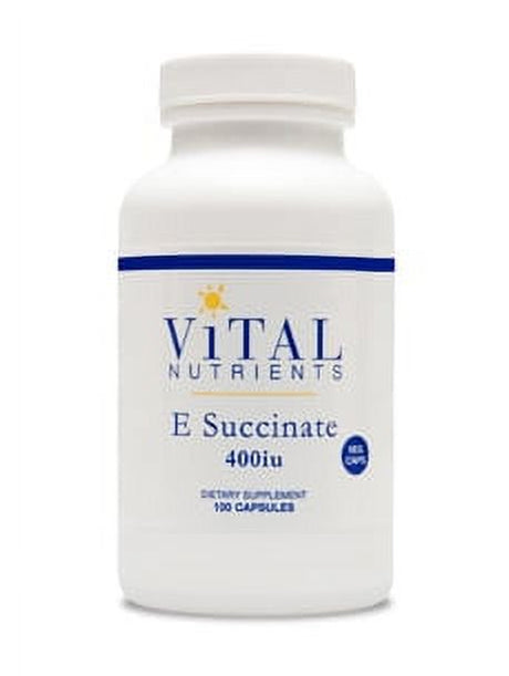 Vital Nutrients, Vitamin E Succinate 400 IU 100 Vcaps