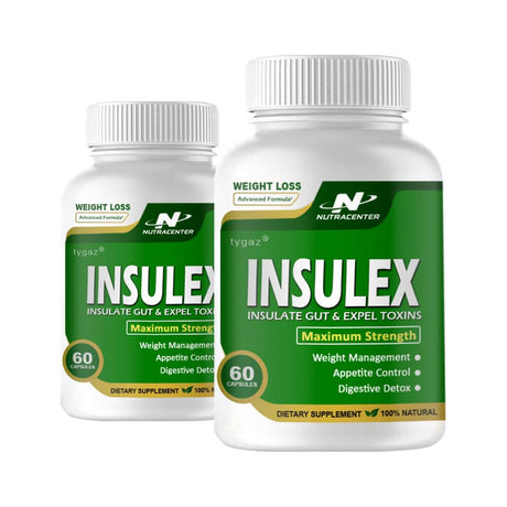 (2 Pack) Insulex - Nutra Center Insulex Insulate Gut Health Support