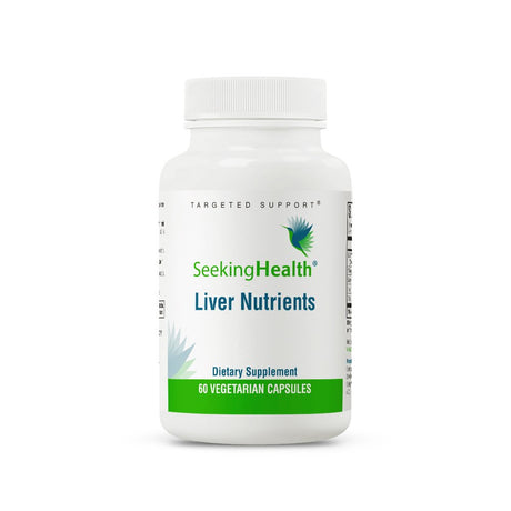 Seeking Health Liver Nutrients | 60 Vegetarian Capsules | Milk Thistle, NAC & TMG Supplement | Liver Detox Cleanse