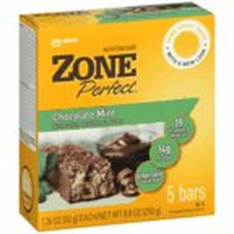 Zone Perfect Nutrition Bars, Chocolate Mint, 8.8 Oz (Pack of 4)