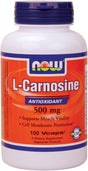 Now Foods L-Carnosine 500 Mg - 100 Vcaps 12 Pack