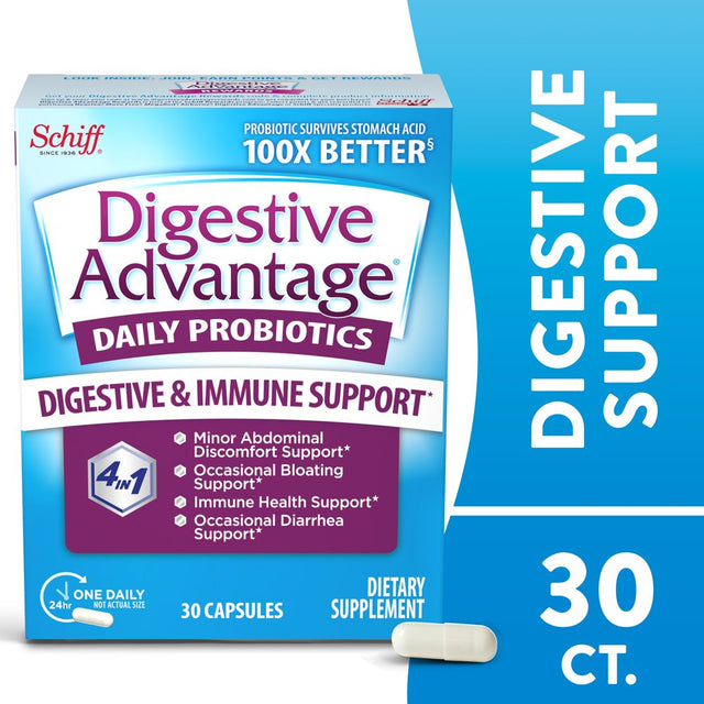 Digestive Advantage Daily Probiotic, Survives Better than 50 Billion - 30 Capsules