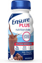 Ensure plus Nutrition Shake with 16 Grams of Protein, Meal Replacement Shakes, Milk Chocolate, 8 Fl Oz (Pack of 24)