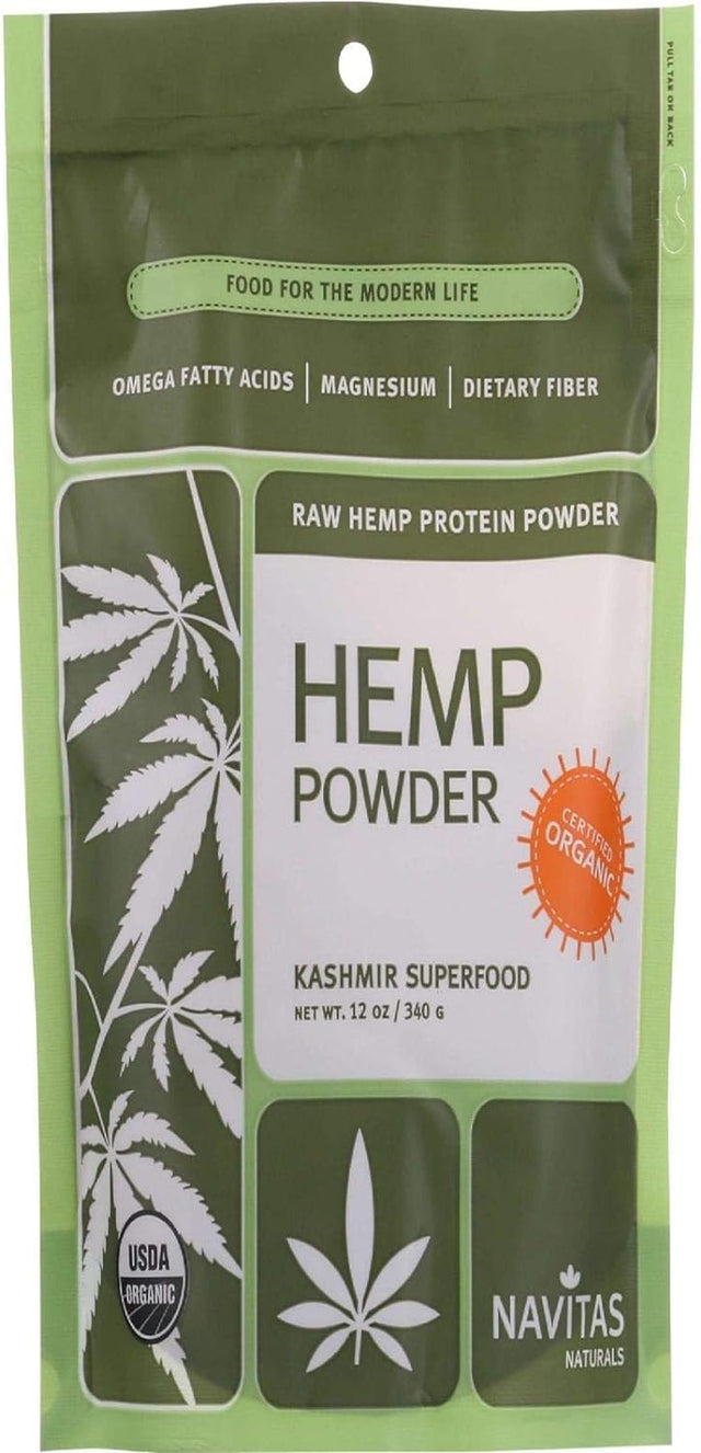 Navitas Organics Organic Hemp Protein Powder, 12 OZ