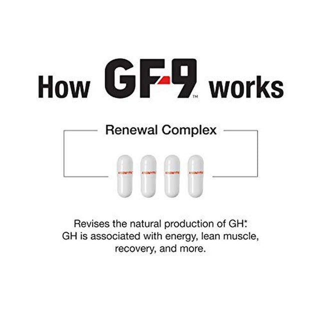 GF-9 Â€“ 84 Count - Supplements for Men - Male Supplements - Boost Critical Peptide That Supports Energy, Drive, Physical Performance & More