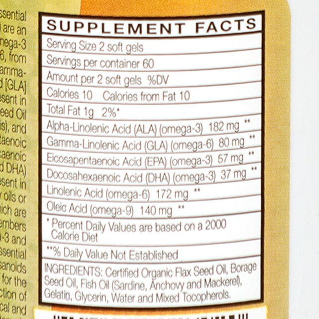 Healthsmart Supplement - Nature'S EFA -120 Capsules