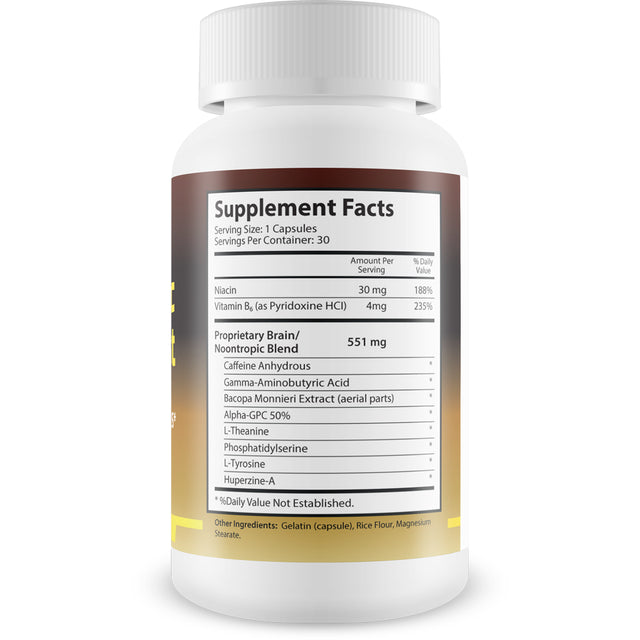 Synoptic Boost - Help Support: Mental Focus, Clarity, Memory, Concentration, Mental Performance, and Natural Energy Levels - Cognitive Health Support - Nootropic Brain Booster Supplement - 30 Servings