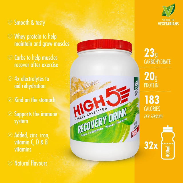 High 5 Protein Recovery Banana Van 1600G