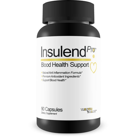 Insulend Pro - Blood Health Support - Blood Sugar Support - Natural anti Inflammation Formula - Contains Turmeric, Berberine, Cinnamon - Support Kidney Health, Liver Health, & Heart Health