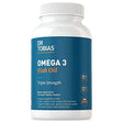 Dr. Tobias Omega 3 Fish Oil, Triple Strength, Supports Brain & Heart Health, 2000 Mg per Serving, 90 Soft Gels (2 Daily, 45 Day Supply)