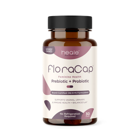 Floracap Probiotic for Women Feminine Health - Promotes Healthy Vaginal Flora, Balanced Ph & Healthy Urinary Tract - Reduces Odor Itching & Discomfort - 47.5 Billion Cfus & 11 Powerful Strains Non-Gmo