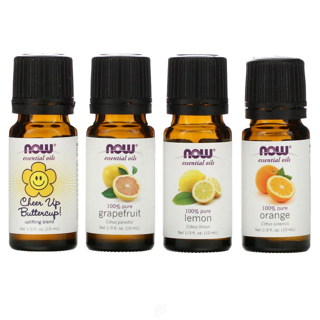 NOW Essential Oils Put Some Pep in Your Step Eo Uplifting Kit