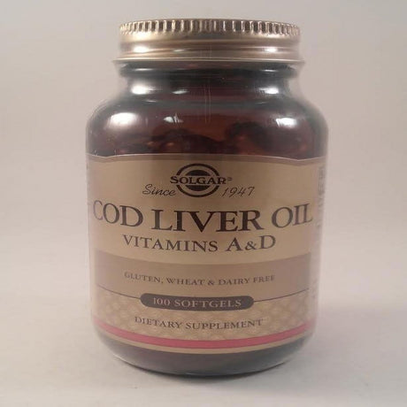 Solgar Norwegian Cod Liver Oil, 100Ct