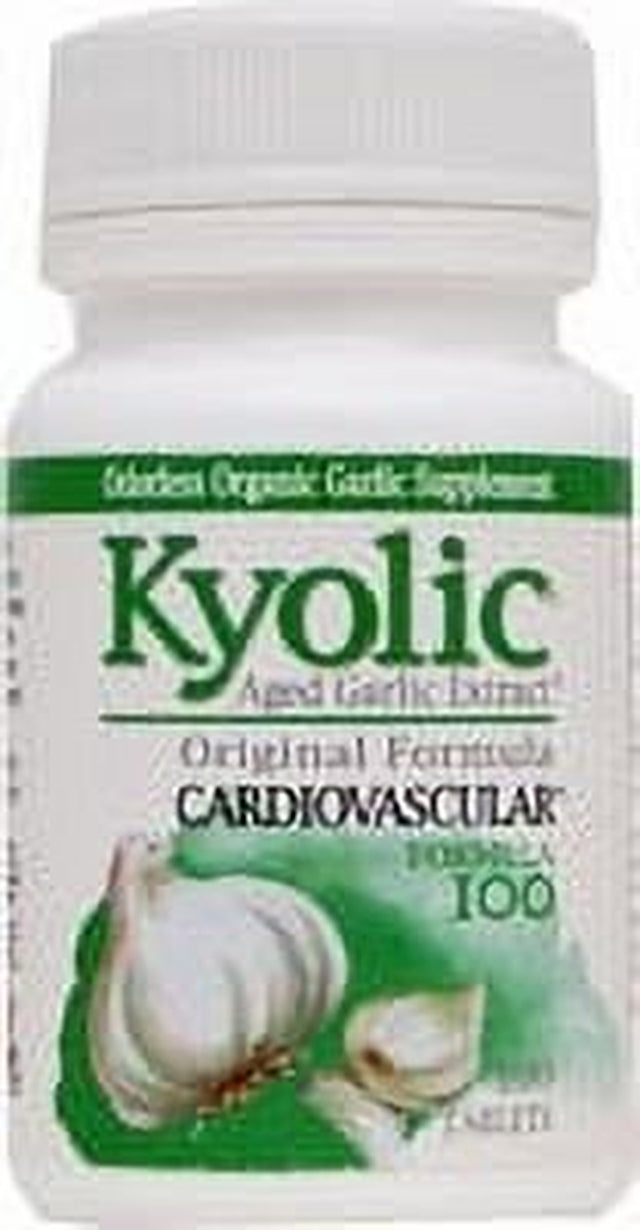 Kyolic Aged Garlic Extract Cardiovascular Formula 100 -- 100 Tablets