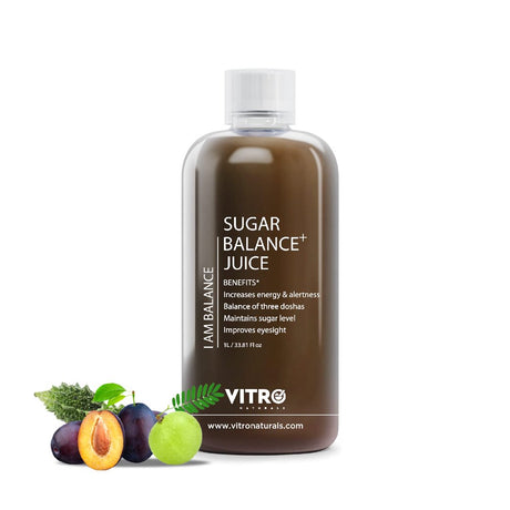 Vitro Sugar Balance+ Juice with Blend of 17 Ayurvedic Herbs | Diabetic Care Juice | Diabetese Balance | Controls Blood Sugar Levels | No Added Sugar |