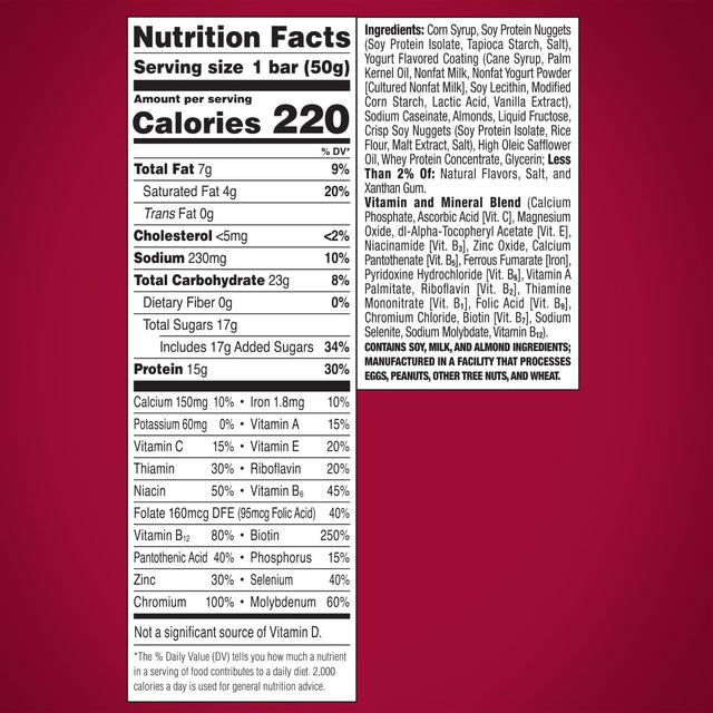 Zoneperfect Protein Bars, 18 Vitamins & Minerals, 15G Protein, Nutritious Snack Bar, Cinnamon Roll, 30 Count