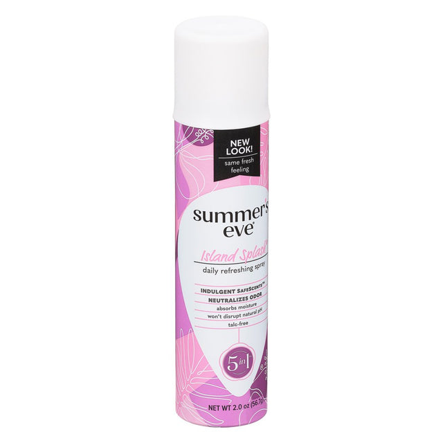 Summer'S Eve Island Splash Daily Refreshing Feminine Spray, 2 Oz