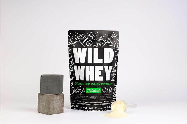 Raw Grass-Fed Whey Protein, Cold Process, Nondenatured, Pasture-Raised Cows, Low Carb, Keto, Paleo Friendly, Gmo-Free, Gluten-Free, Rbgh-Free, U.S.A Made, 480G Protein (1.32 Pound Unflavored)