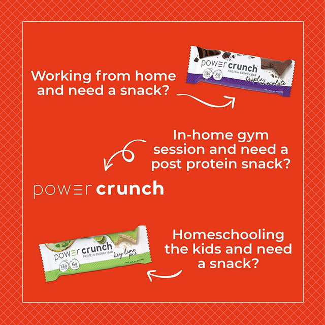 Power Crunch Protein Energy Bar, French Vanilla, 1.4 Oz, 12 Count