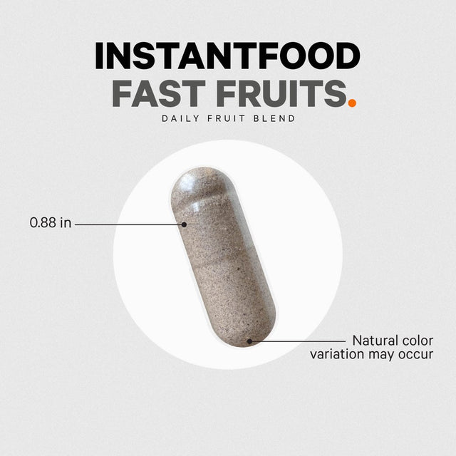 Codeage Instantfood Fast Fruits, Whole Food Daily Fruits Vitamins, Reds Superfood 15 Fruits Extracts, 90 Ct