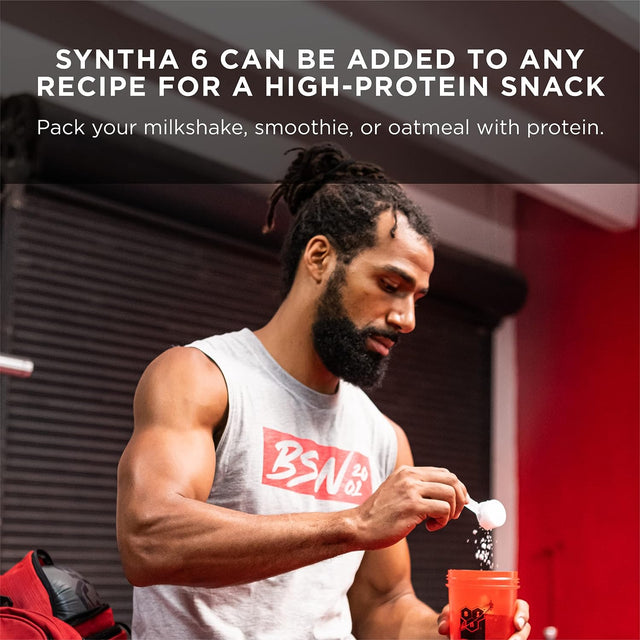 BSN SYNTHA-6 Whey Protein Powder, Micellar Casein, Milk Protein Isolate, Banana, 28 Servings (Packaging May Vary), 2.91 Pound (Pack of 1)