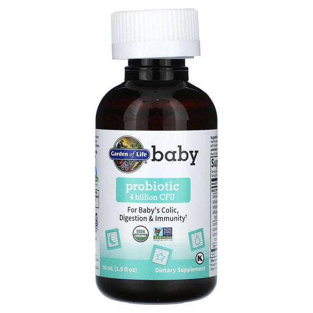 Garden of Life Baby, Probiotic, 4 Billion CFU, 1.9 Fl Oz ( 56 Ml)