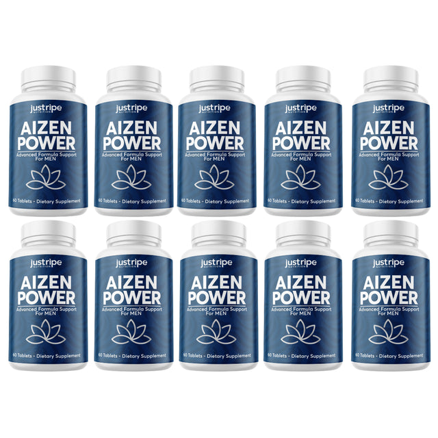 10 Pack Aizen Power Male Supplement for Drive & Energy 60Ct – Nutricity ...