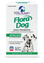 Vital Planet - Flora Dog Raw Daily Probiotic Beef Flavored 20 Billion CFU - 30 Chewable Tablets