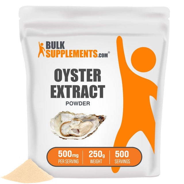 Bulksupplements.Com Oyster Extract - Zinc Supplement - Oyster Powder (250 Grams - 8.8 Oz)