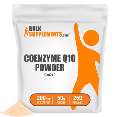 Bulksupplements.Com Coenzyme Q10 (Coq10) Powder - Coenzyme Q10 200Mg - Antioxidant Powder - Heart Supplement - Co Q10 (50 Grams - 1.8 Oz)