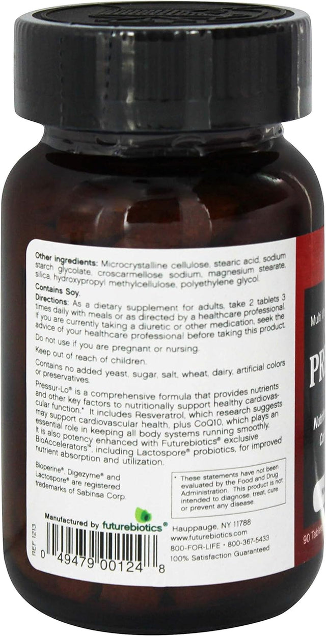 Futurebiotics Pressur-Lo - 90 Tablets