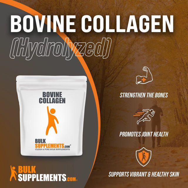 Bulksupplements.Com Hydrolyzed Collagen (Bovine) Powder - Collagen Peptides Powder - Keto Collagen Powder (1 Kilogram - 2.2 Lbs)