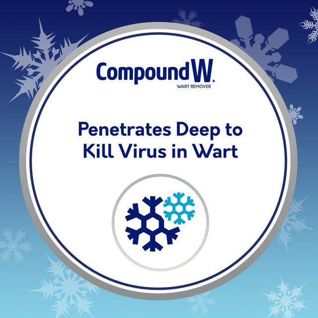 Compound W Nitrofreeze Wart Remover, Maximum Freeze, 6 Applications