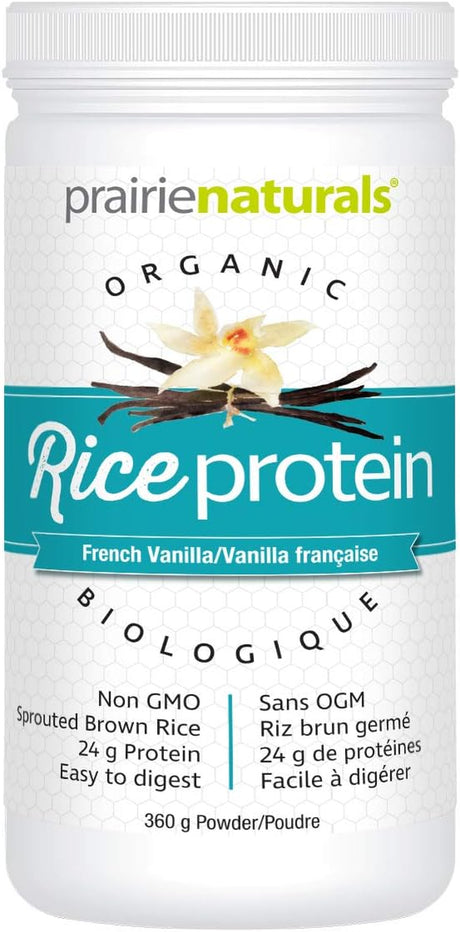 Prairie Naturals Organic Sprouted Brown Rice Protein Vanilla, 12.7 Ounce