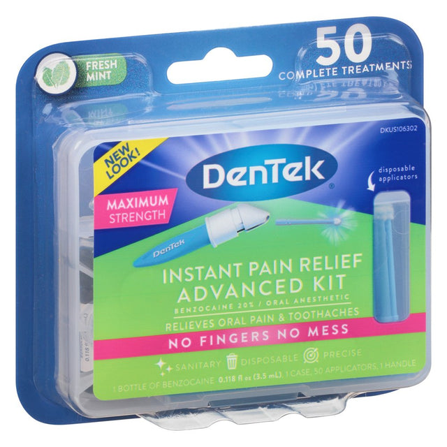 Dentek Instant Pain Relief Advanced Kit 50 Treatments