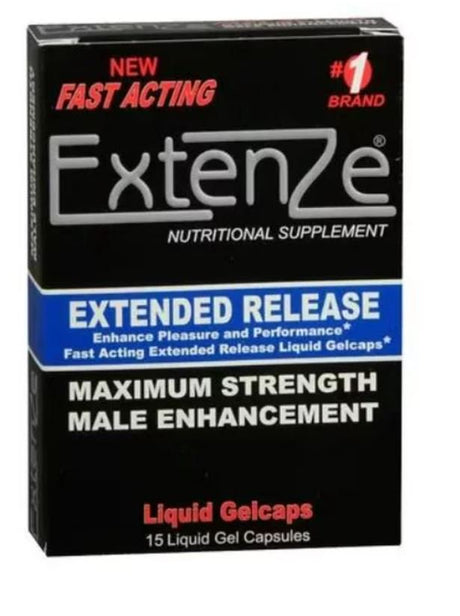 Extenze Extended Release Performance Boost Fast Acting 15CT