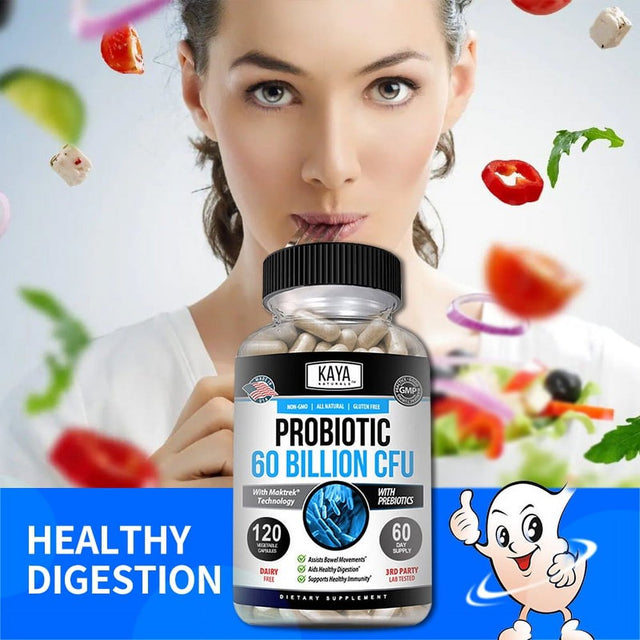 Probiotic Supplement - Supports Gut Health, Improves Digestion, Reduces Flatulence, Gut Relief, Immune System Support