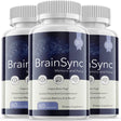 (3 Pack) Brain Sync - Dietary Supplement for Focus, Memory, Clarity, & Energy - Advanced Cognitive Support Formula for Maximum Strength - 180 Capsules